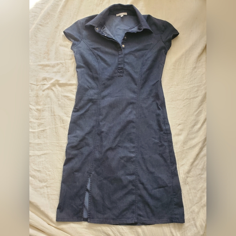 Smart Set Y2K Dark Blue Mini Dress Size 5